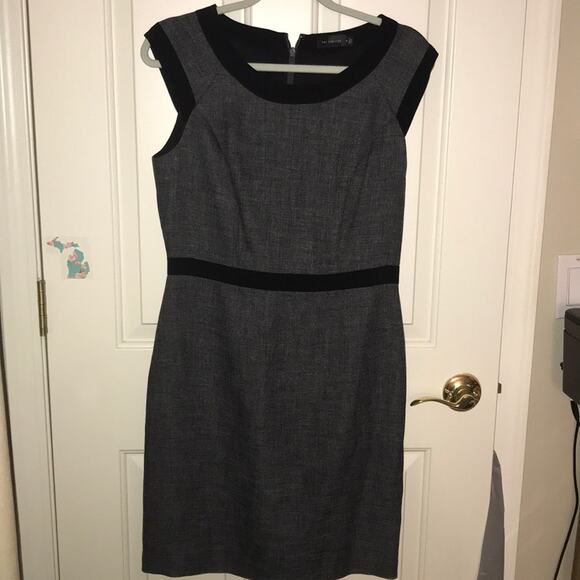 The Limited sheath dress grey and black size 6 - Picture 2 of 6